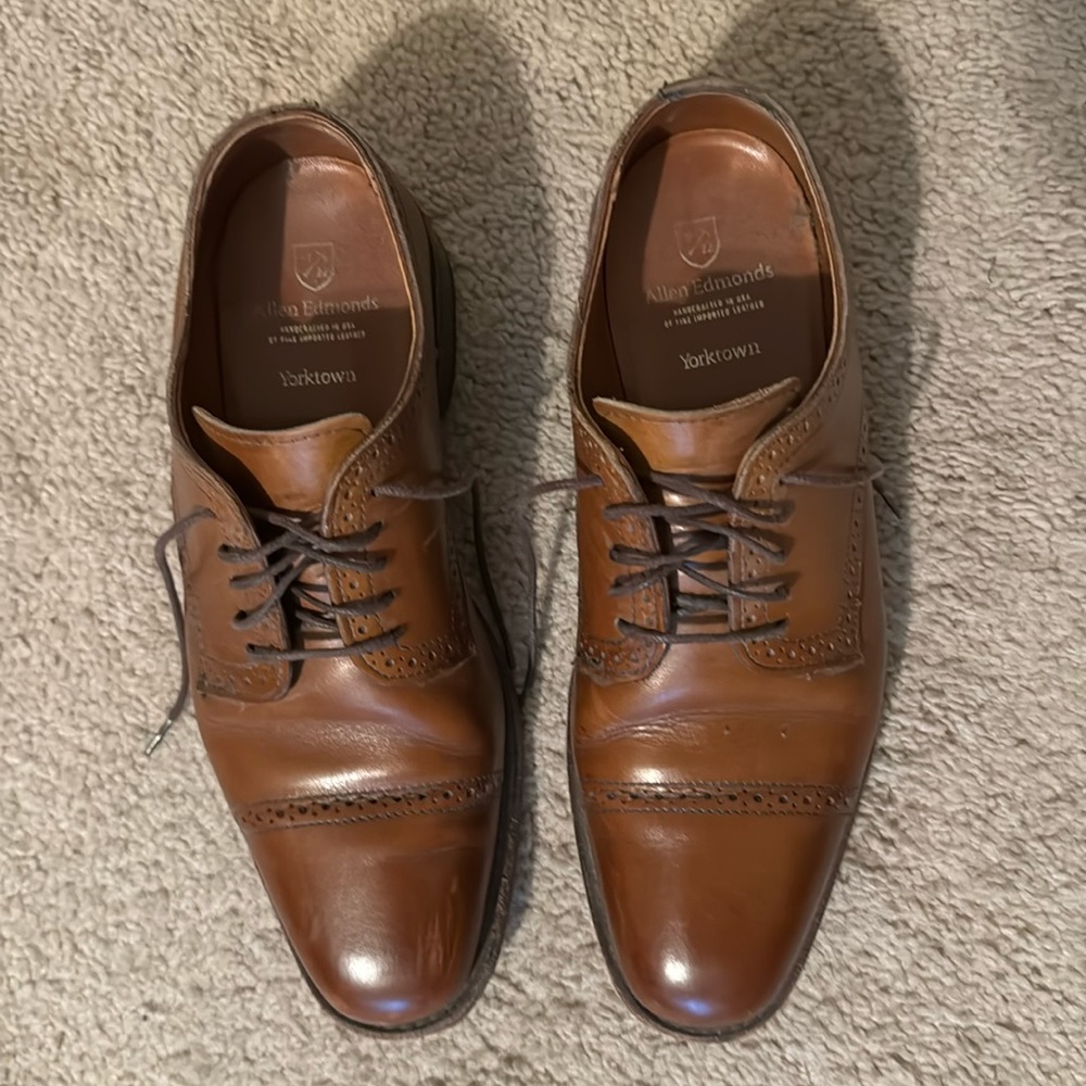 Brown Yorktown Allen Edmonds Cap Toe - Size 7 Men